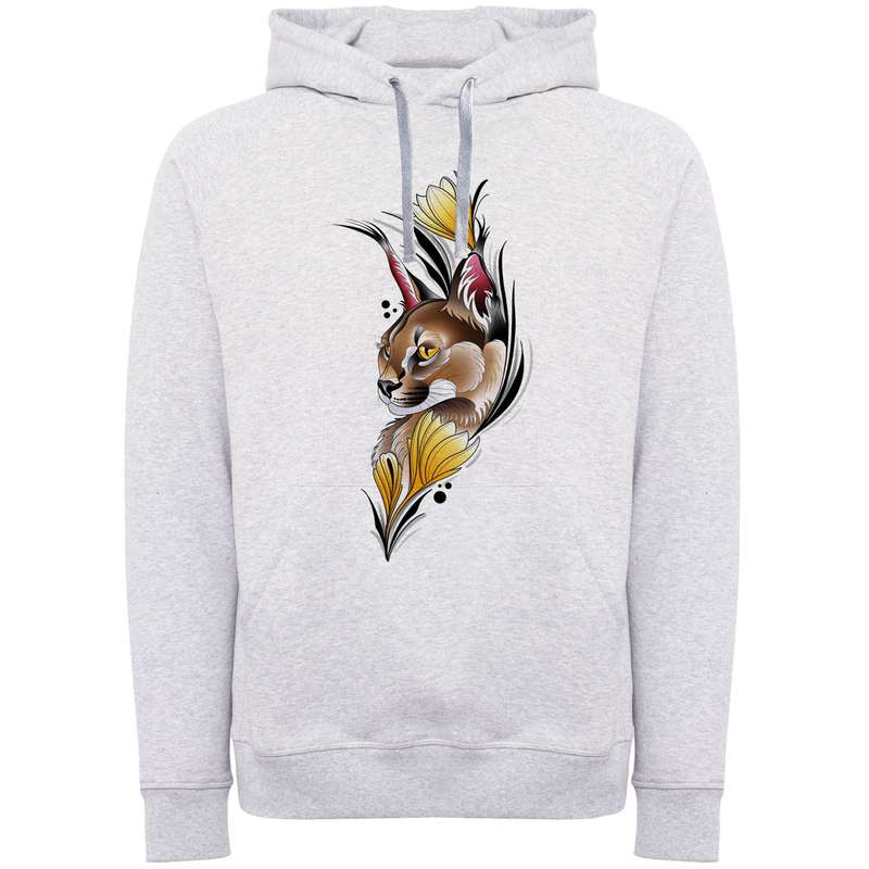 هودی زنانه مدل گربه وگل A176