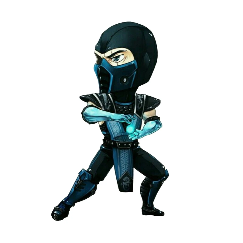 استیکر لپ تاپ و موبایل مدل بازی طرح سابزیرو مورتال کومبت Sub-Zero Mortal Kombat کد 4787