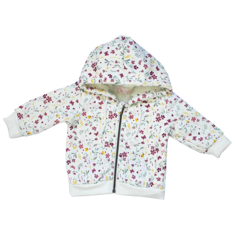 سویشرت دخترانه مدل گل و پروانه