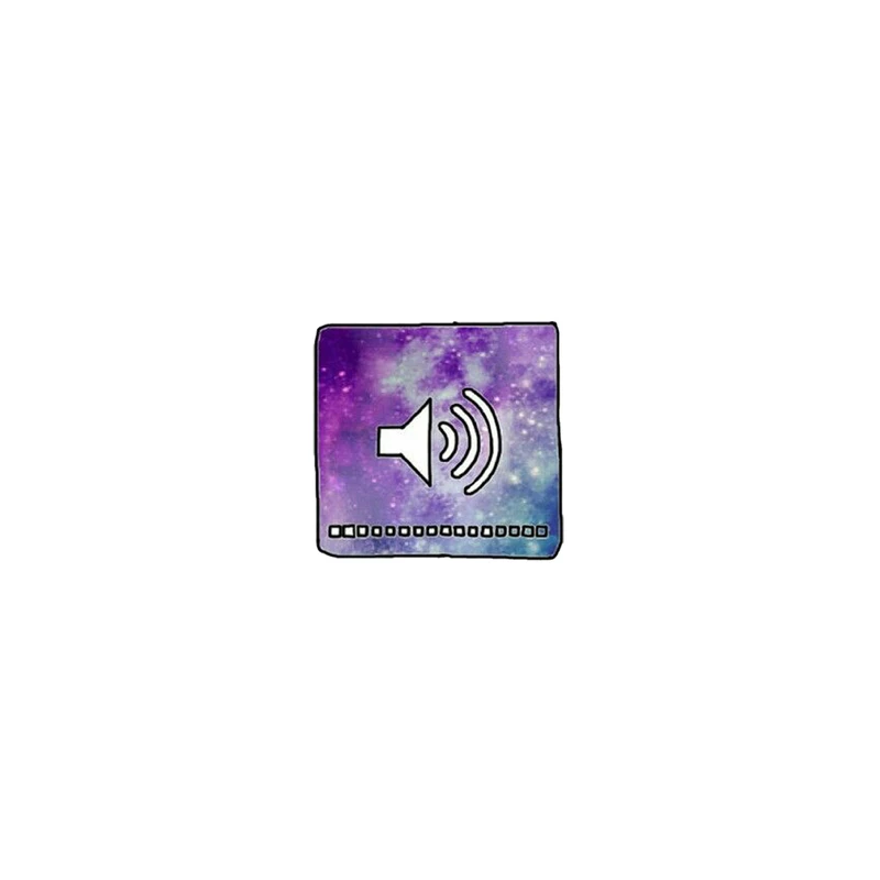 استیکر لپ تاپ لولو طرح صدای کهکشانی کد A95