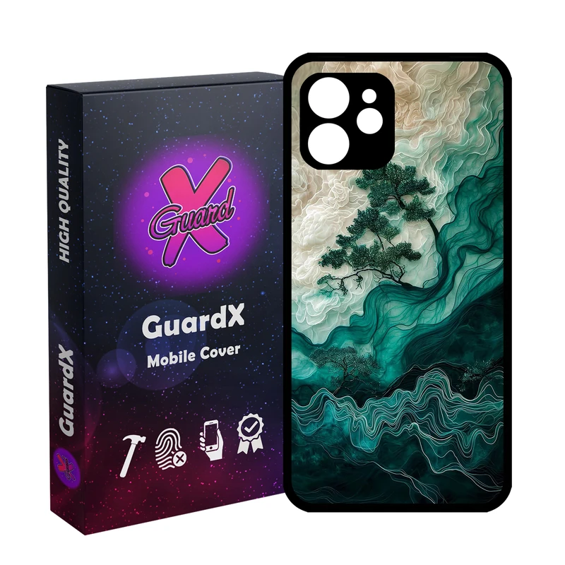 کاور گارد ایکس طرح کوچه ساحل مدل Glass10745 مناسب برای گوشی موبایل اپل iPhone 12