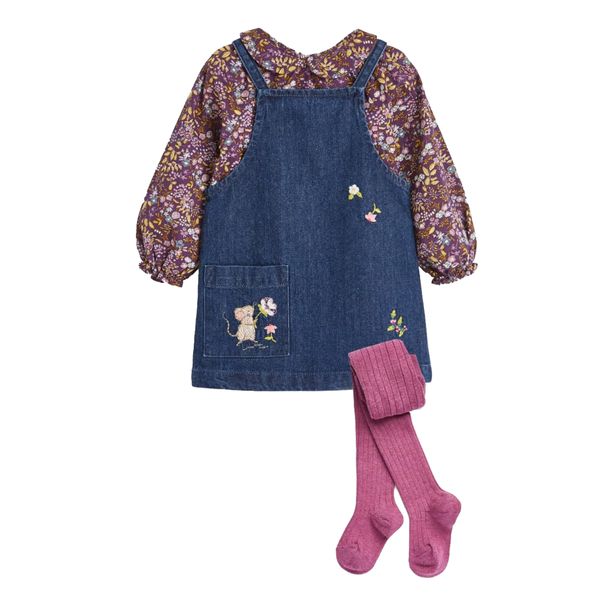 ست 3 تکه لباس دخترانه نکست مدل NB-84