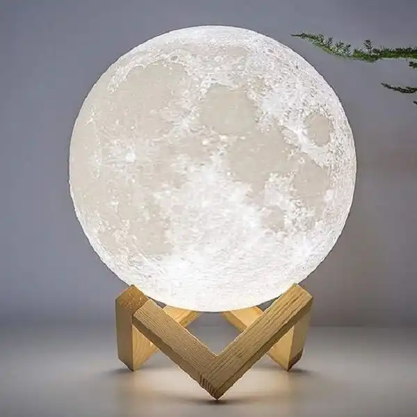 آباژور رومیزی مدل کره ماه کد L6