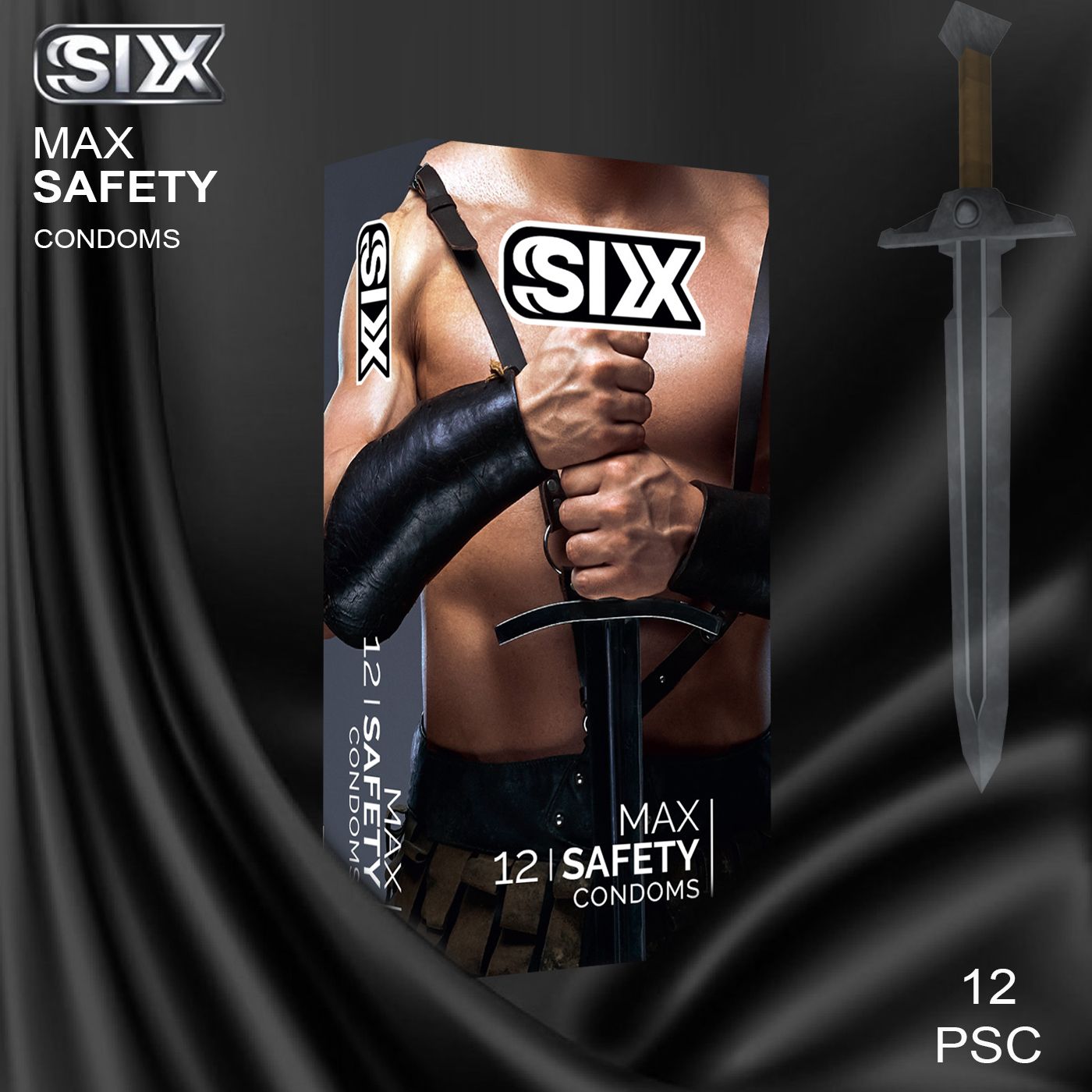 کاندوم سیکس مدل maxsafty بسته 12 عددی -  - 2