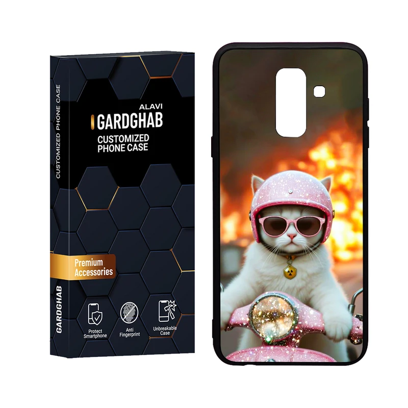 کاور گارد قاب علوی مدل Glass مناسب برای گوشی موبایل سامسونگ Galaxy A6 Plus