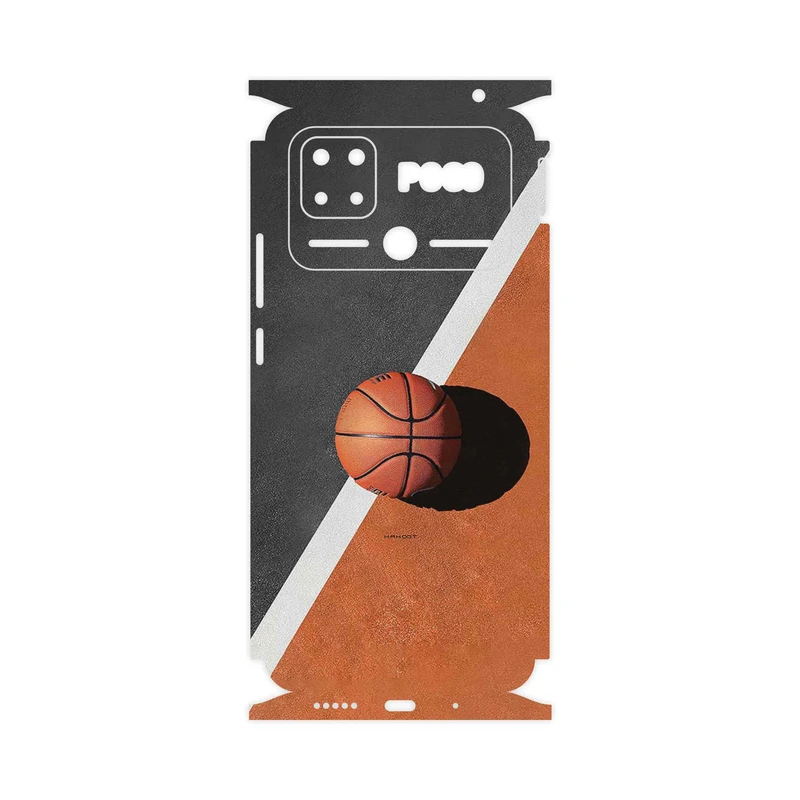 برچسب پوششی ماهوت مدل Basketball-FullSkin مناسب برای گوشی موبایل شیائومی Poco C40