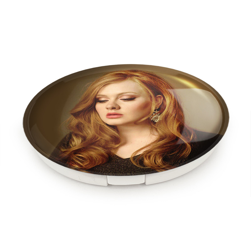 آینه جیبی خندالو طرح ادل Adele مدل تاشو کد 2935 آینه جیبی خندالو طرح ادل Adele مدل تاشو کد 2935