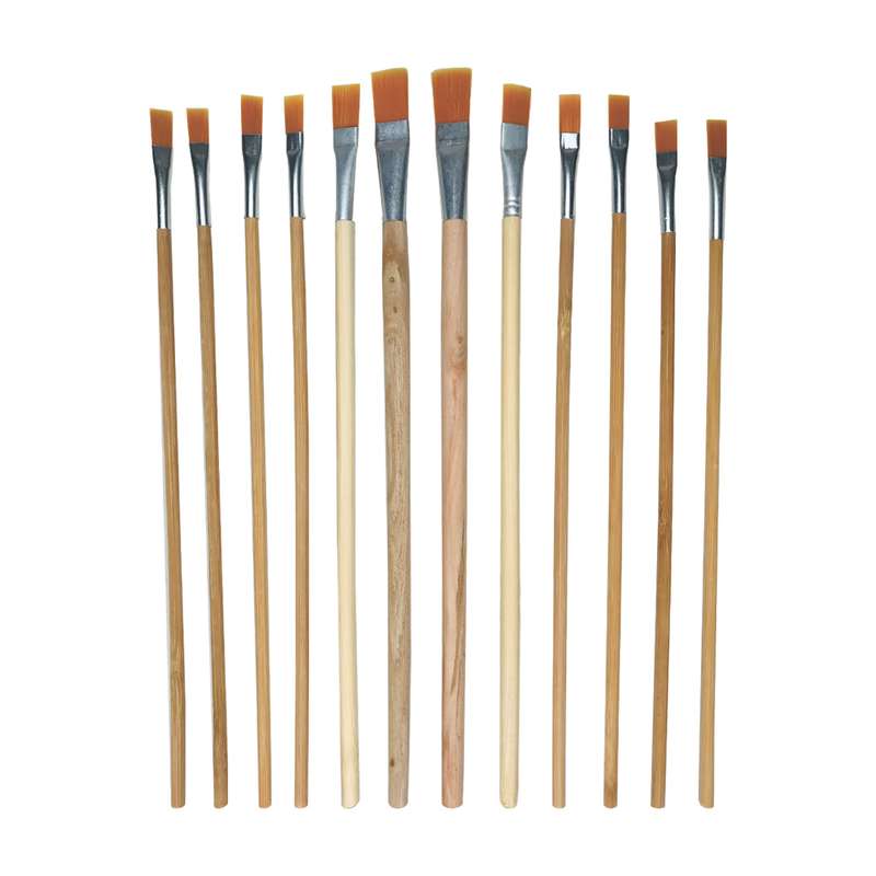 قلم مو نقاشی مدل سرتخت آرتیست مجموعه 12 عددی قلم مو نقاشی مدل سرتخت آرتیست مجموعه 12 عددی