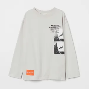 تی شرت آستین بلند پسرانه اچ اند اچ مدل hm5289