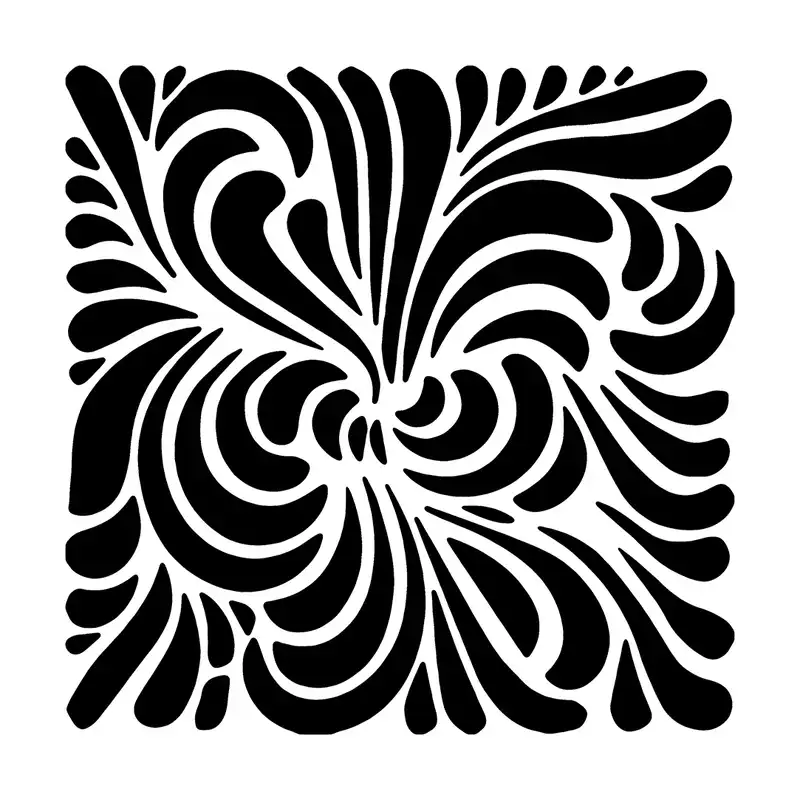 شابلون باتیس آرت طرح پترن کد 50-660