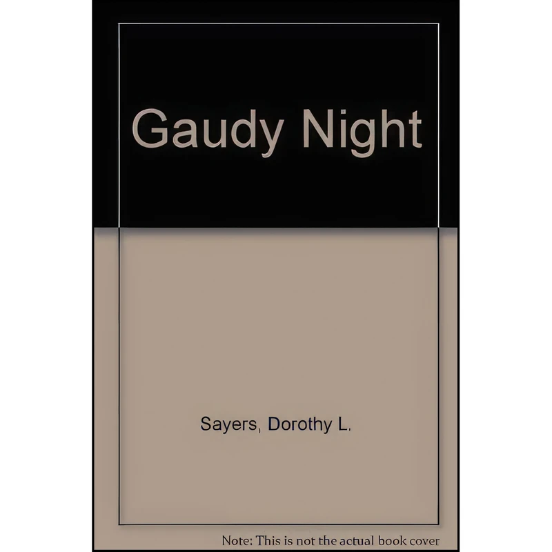 کتاب Gaudy Night اثر Dorothy L. Sayers انتشارات G K Hall & Co