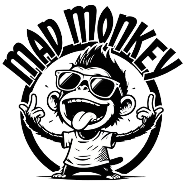   استیکر پارچه و لباس پاد آفرین طرح میمون بامزه کد 3952