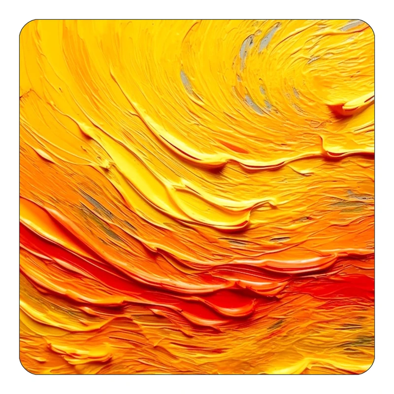 مگنت کاکتی طرح نقاشی رنگ روغن مدل mp70033