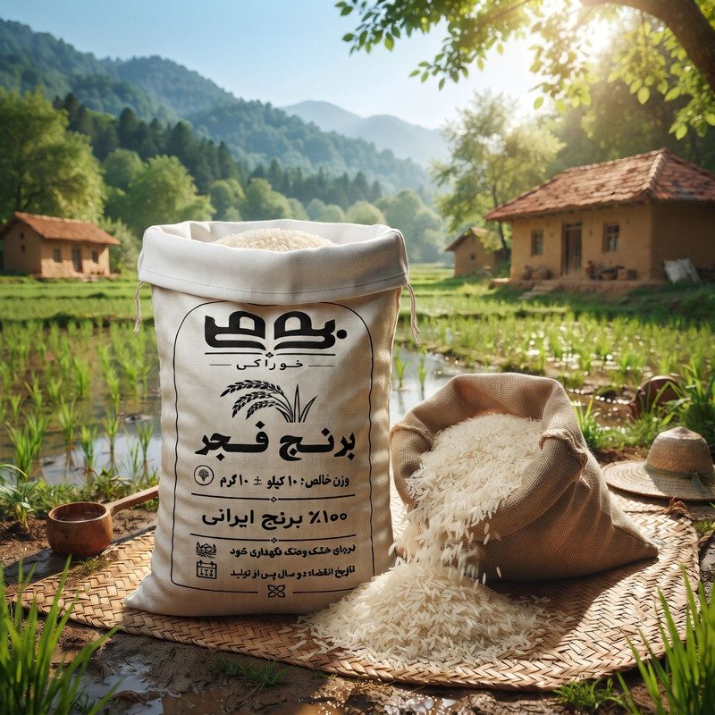 برنج فجر گلستان بومی - 10 کیلوگرم