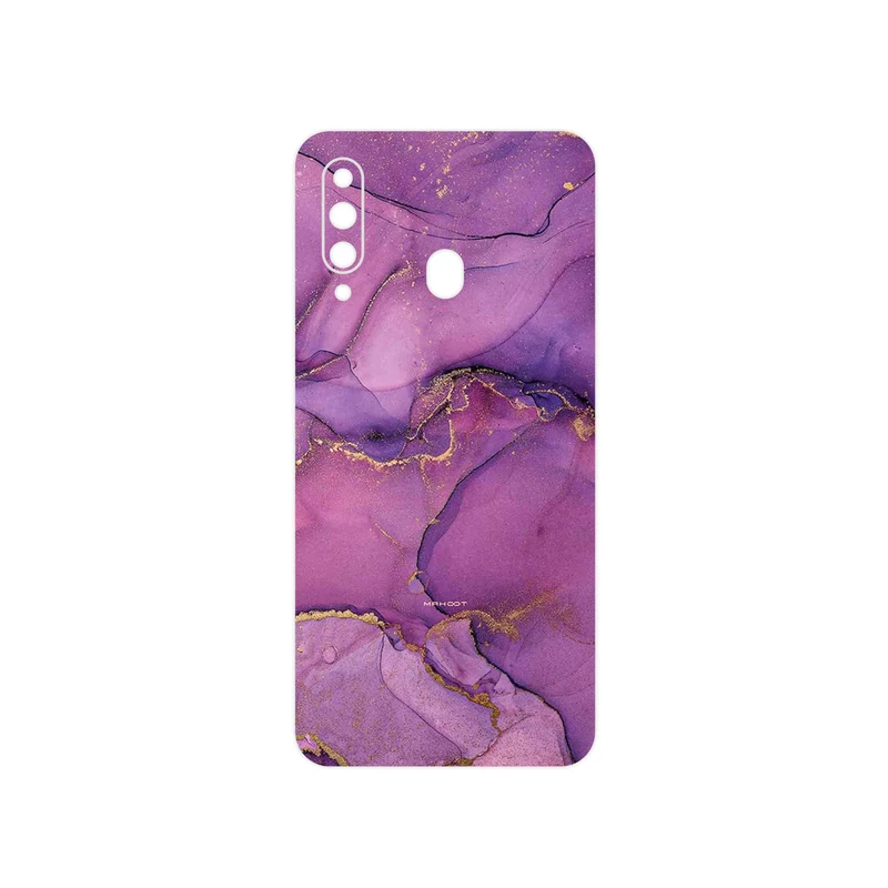 برچسب پوششی ماهوت مدل Purple Marble مناسب برای گوشی موبایل سامسونگ Galaxy A60