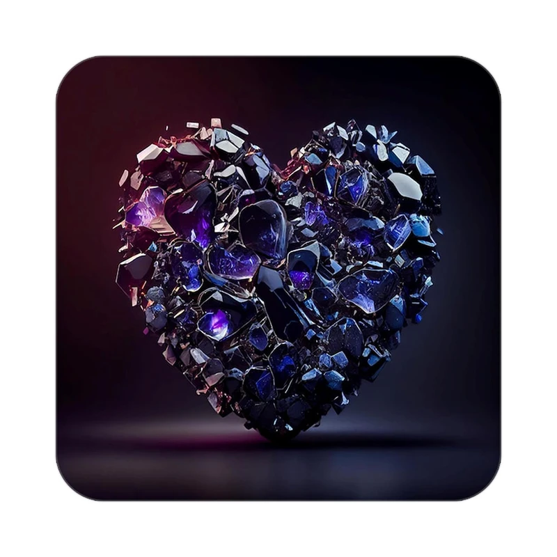 زیر لیوانی کاکتی مدل عاشقانه کد mp10562