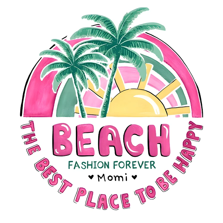 استیکر پارچه و لباس پاد آفرین مدل ساحل کد S6083