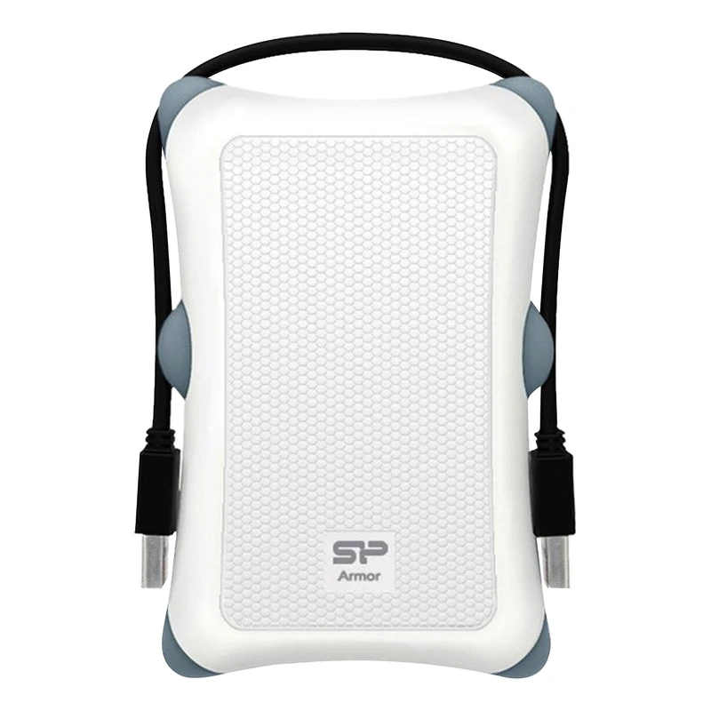 هارد اکسترنال سیلیکون پاور مدل Armor A30 ظرفیت دو ترابایت دارای رابط USB Type-A 3.2