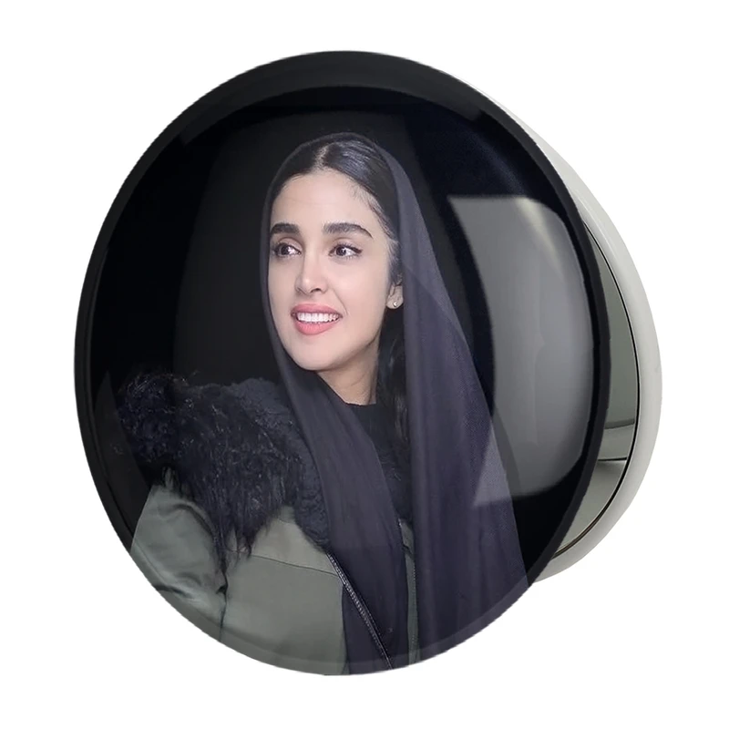 آینه جیبی خندالو طرح الهه حصاری مدل تاشو کد 6288 