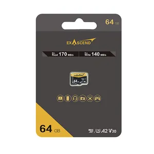 کارت حافظه microSD اکساسند مدل Catalyst کلاس 10 استاندارد UHS-I U3 سرعت 170MBps ظرفیت 64 گیگابایت