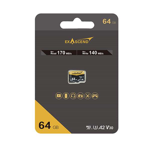 کارت حافظه microSD اکساسند مدل Catalyst کلاس 10 استاندارد UHS-I U3 سرعت 170MBps ظرفیت 64 گیگابایت کارت حافظه microSD اکساسند مدل Catalyst کلاس 10 استاندارد UHS-I U3 سرعت 170MBps ظرفیت 64 گیگابایت