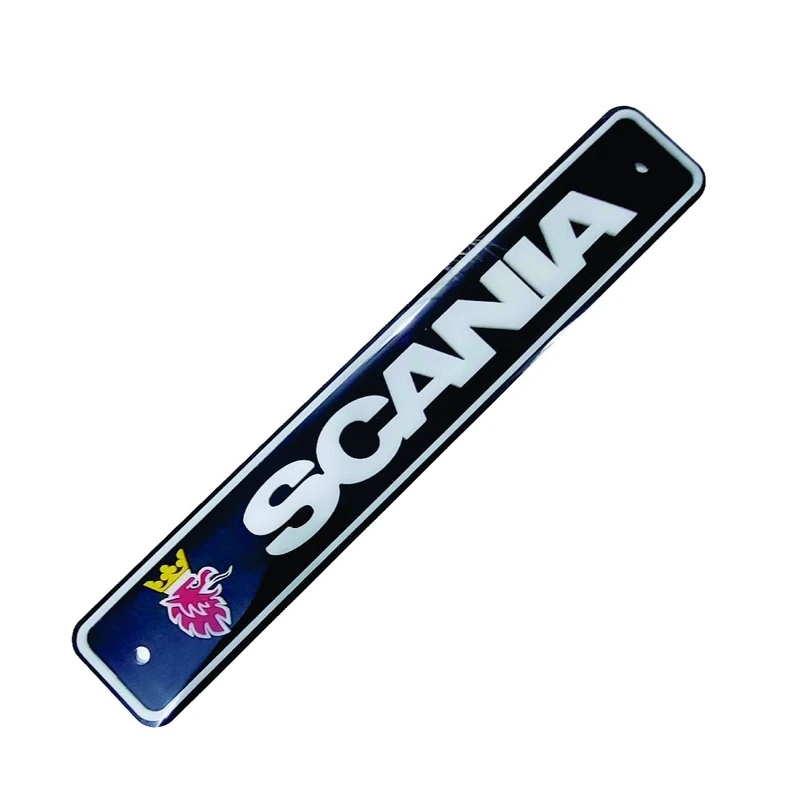 پلاک تزئینی طرح پلکسی برجسته مدل SCANIA-MINI-B1