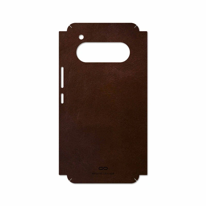 برچسب پوششی ماهوت مدل Matte-Dark-Brown-Leather مناسب برای گوشی موبایل داریا Bond II Lite 5G