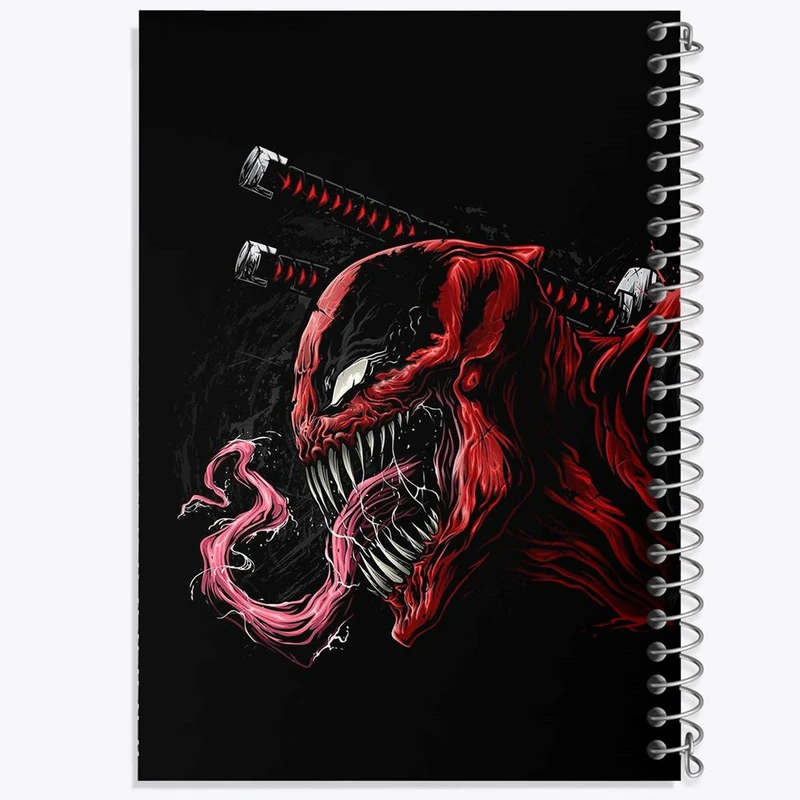 دفتر مشق 100 برگ خندالو طرح ونوم Venom کد 27322