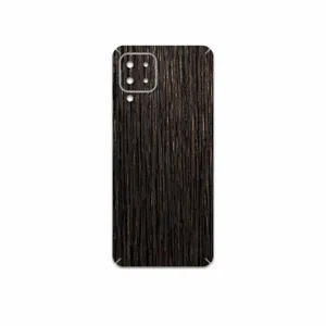 MAHOOT Dark-Gold-Stripes-Wood Cover Sticker for Samsung Galaxy A22 4G