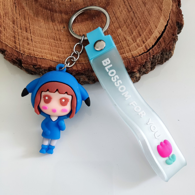 جاکلیدی مدل سیلیکونی طرح دختر هودی پیکاچو کد DB20