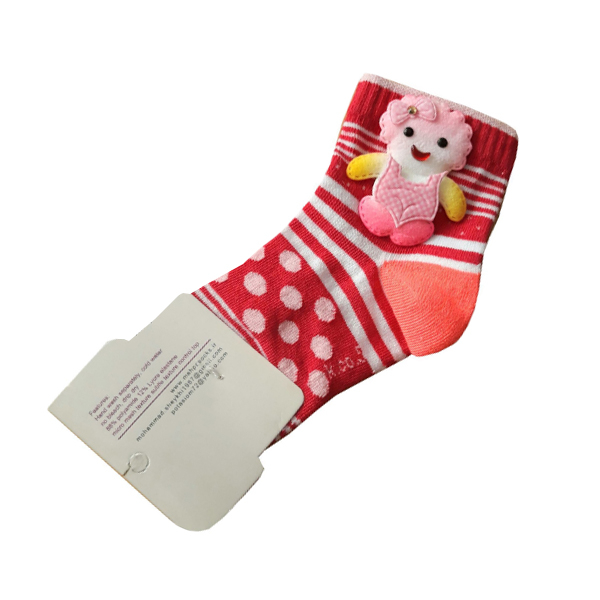 جوراب دخترانه مدل عروسکی