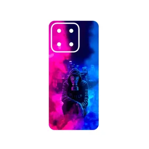 MAHOOT Smoke Rainbow Digital Art 2 Cover Sticker for Honor X5b Plus