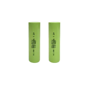 باتری قلمی شارژی سولونیکس مدل صنعتی 600mAh سر تخت  بسته 2 عددی