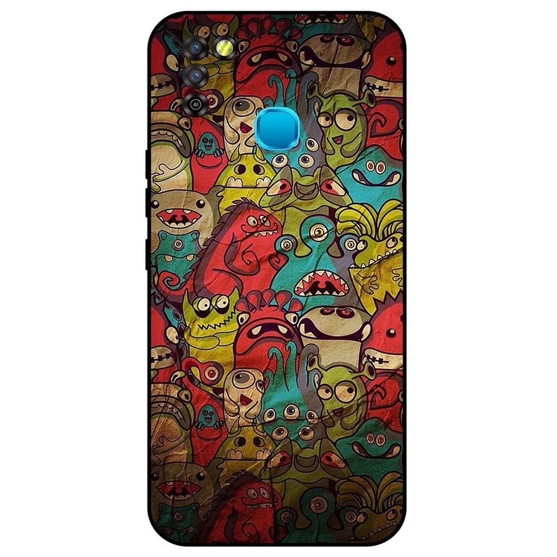 کاور مگافون طرح هیولا مدل 0101 مناسب برای گوشی موبایل اینفینیکس  Smart 5