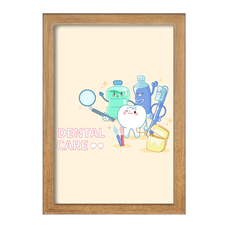 تابلو خندالو مدل دندان و دندان پزشکی کودکانه کد 36716