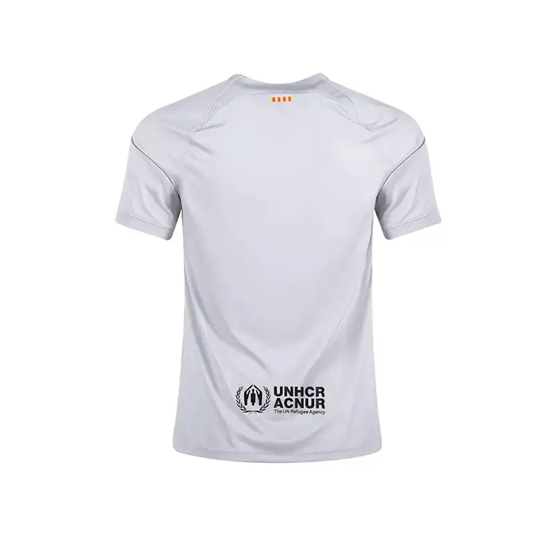 تی شرت آستین کوتاه ورزشی مردانه مدل بارسلونا Away 2023