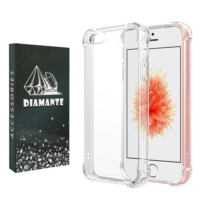 کاور دیامانته مدل Bianco Navy مناسب برای گوشی موبایل اپل iPhone SE
