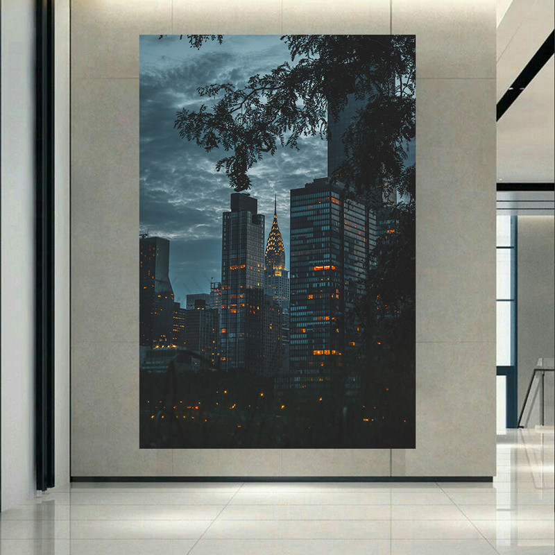 تابلو بوم طرح نمای شهر نیویورک کد AR30996