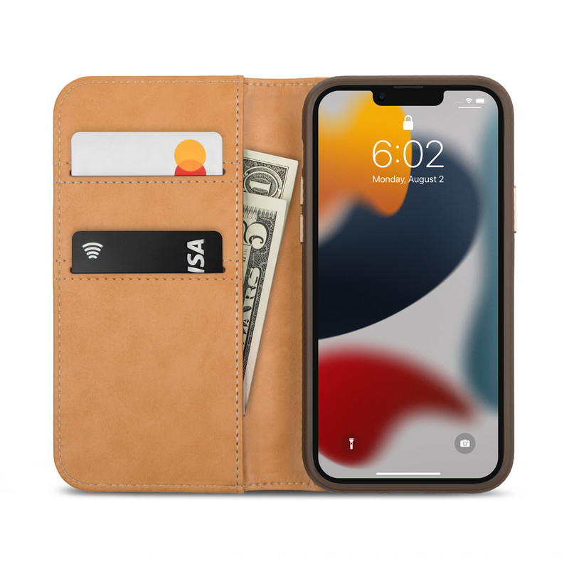 کیف کلاسوری موشی مدل Overture مناسب برای گوشی موبایل اپل iPhone13 2