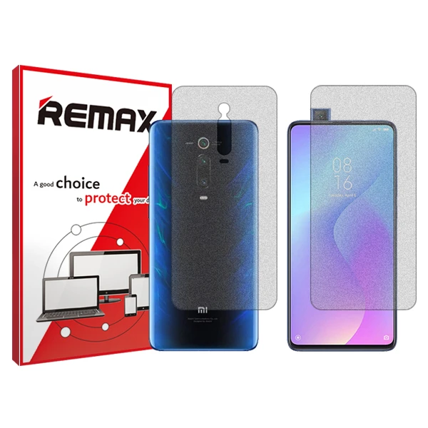 محافظ صفحه نمایش مات ریمکس مدل HyMTT مناسب برای گوشی موبایل شیائومی Mi 9T Pro به همراه محافظ پشت گوشی