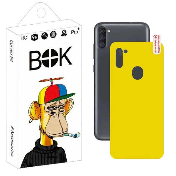 محافظ پشت گوشی بوک مدل Transparent TPU مناسب برای گوشی موبایل سامسونگ Galaxy M11