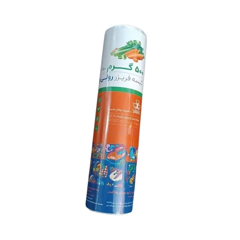 کیسه فریزر وفا مدل رولی بسته 250 عددی