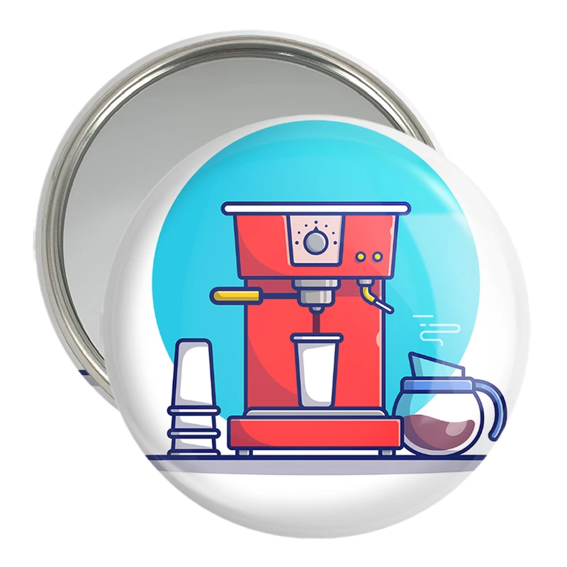 آینه جیبی خندالو مدل دستگاه قهوه ساز کد 27620