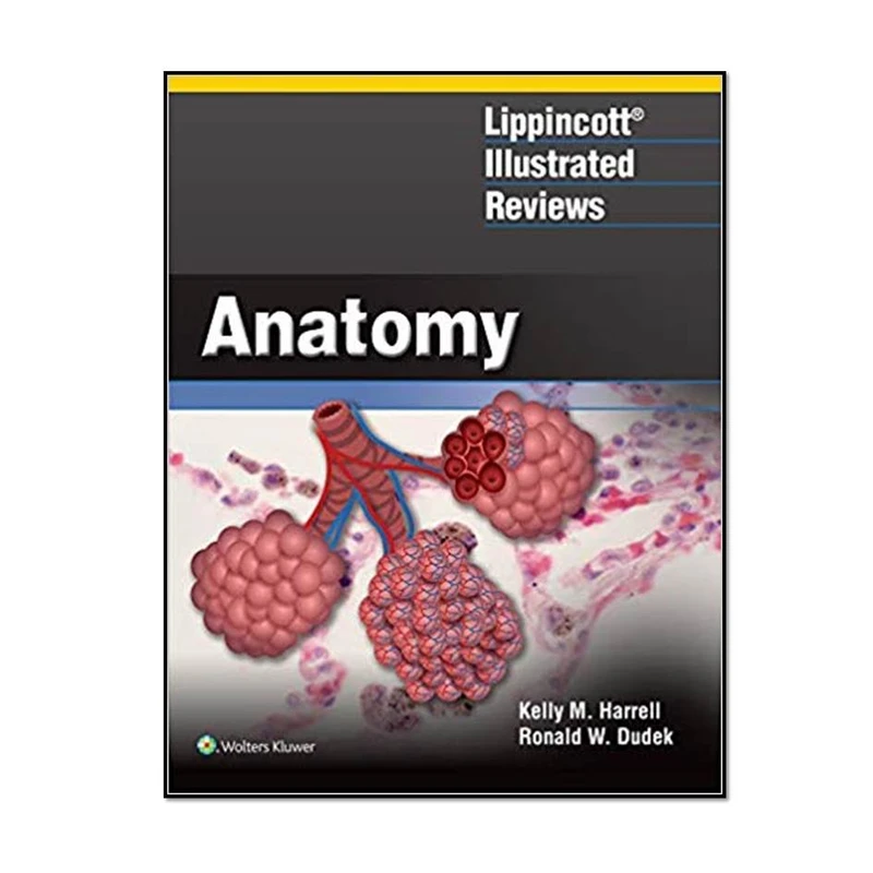 کتاب Lippincott Illustrated Reviews: Anatomy اثر Kelly M. Harrell PhD و Ronald W. Dudek PhD انتشارات مؤلفین طلایی