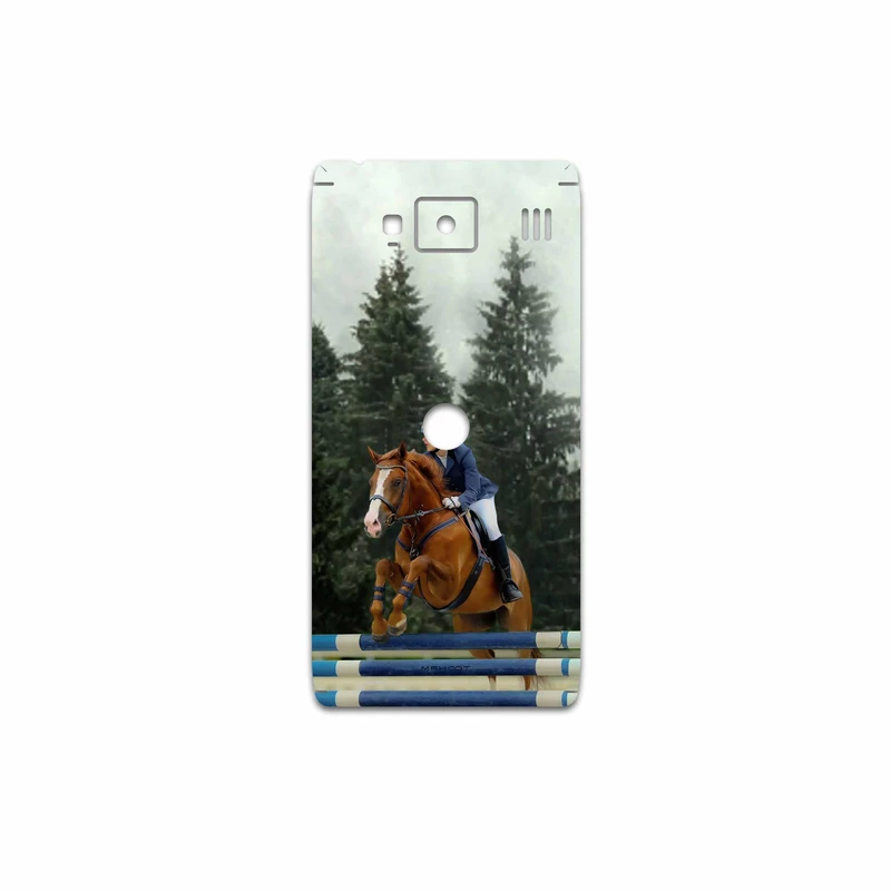 برچسب پوششی ماهوت مدل Equestrianism مناسب برای گوشی موبایل موتورولا Droid Razr HD