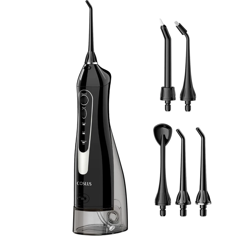 دستگاه شست و شوی دهان و دندان شارژی کاسلاس مدل Dual Stream C20 به همراه 5 سری