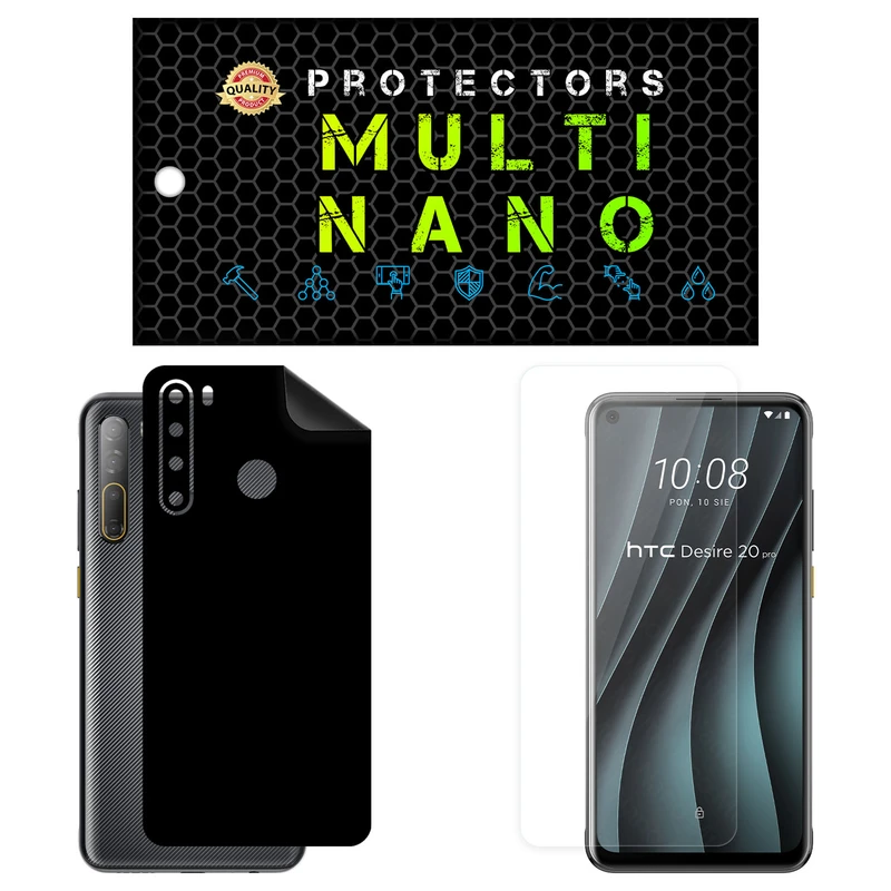 محافظ صفحه نمایش مولتی نانو مدل X-SFM مناسب برای گوشی موبایل اچ تی سی Desire 20 Pro به همراه برچسب پوششی