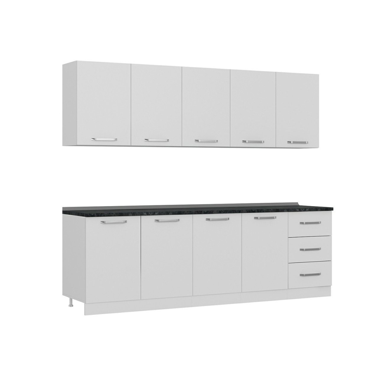 کابینت آشپزخانه مدل B-2 Minar 250 cm مجموعه دو عددی