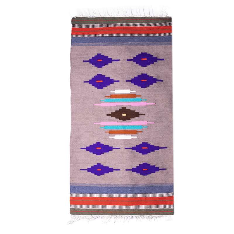 گلیم دستباف یک ونیم متری کد 58