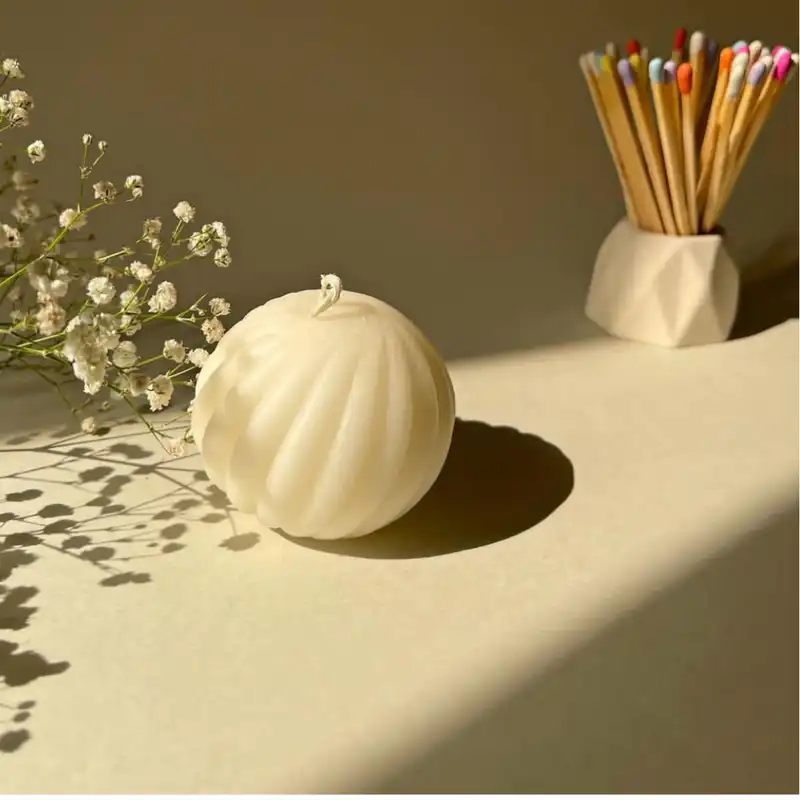 قالب شمع مدل گوی شیاردار